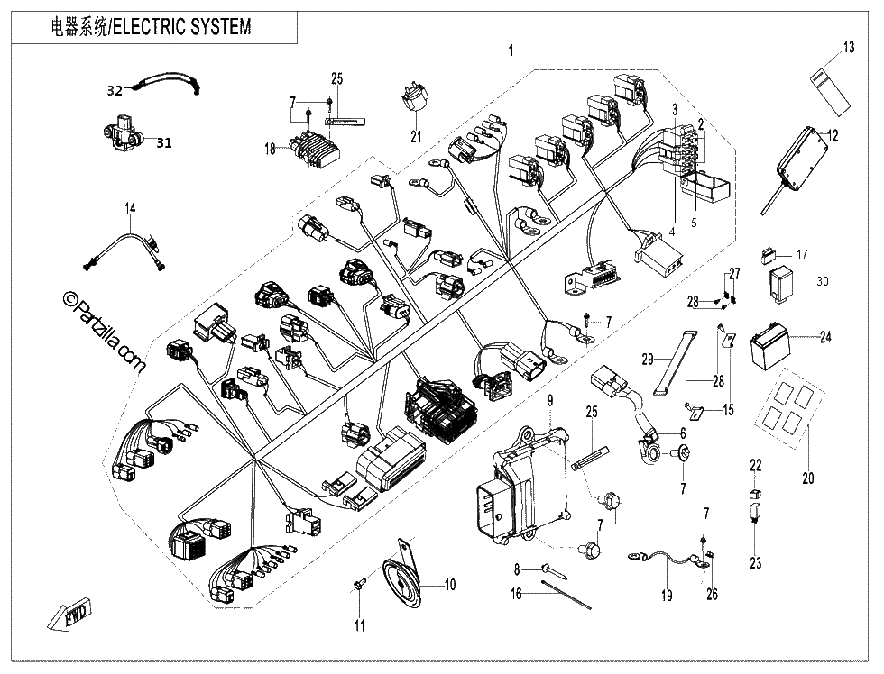 Diagrama de ELECTRIC SYSTEM