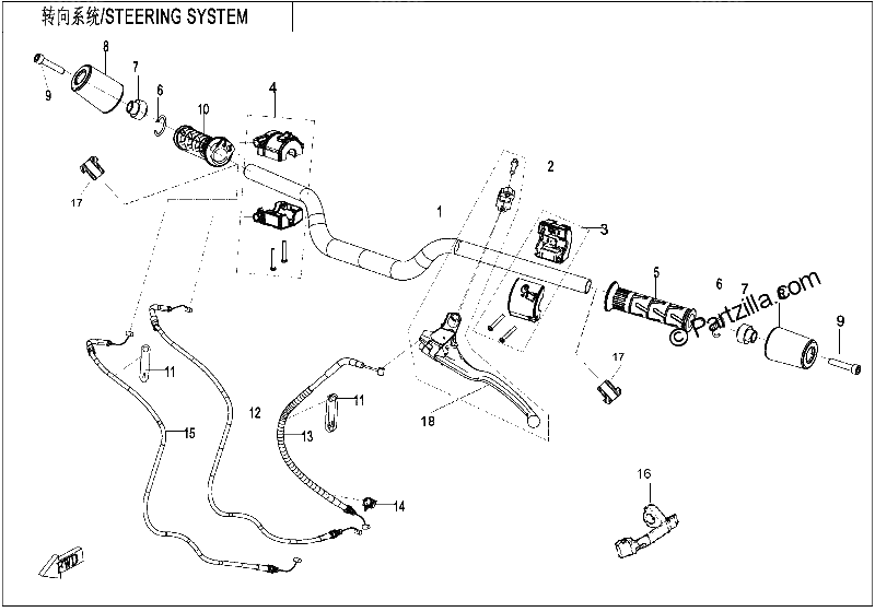 Diagrama de STEERING SYSTEM