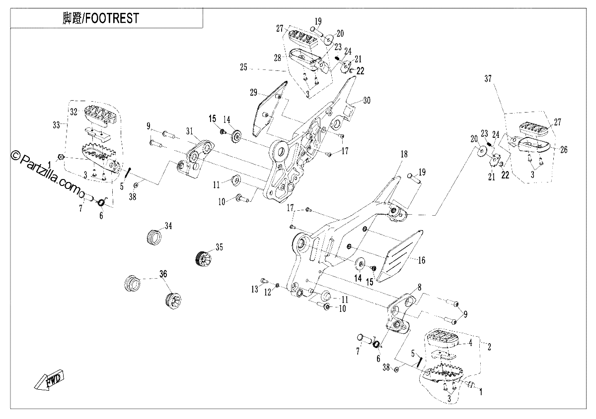 Diagrama de FOOTREST