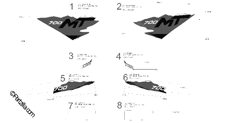 Diagrama de DECAL NEBULA BLACK