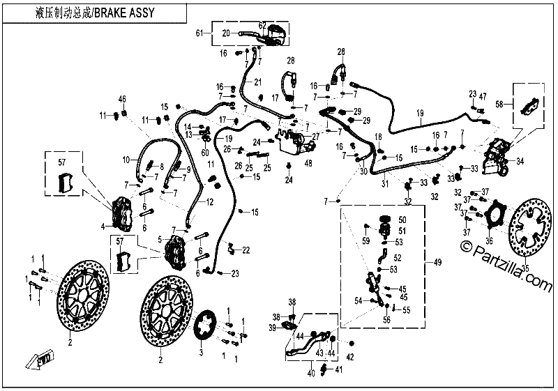 Diagrama de BRAKE SYSTEM