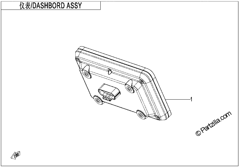 Diagrama de DASHBOARD ASSY