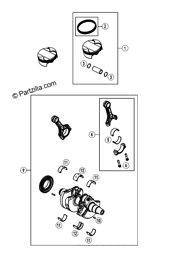 Diagrama de CRANKSHAFT