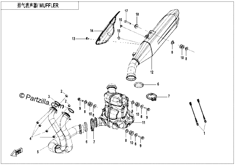 Diagrama de MUFFLER