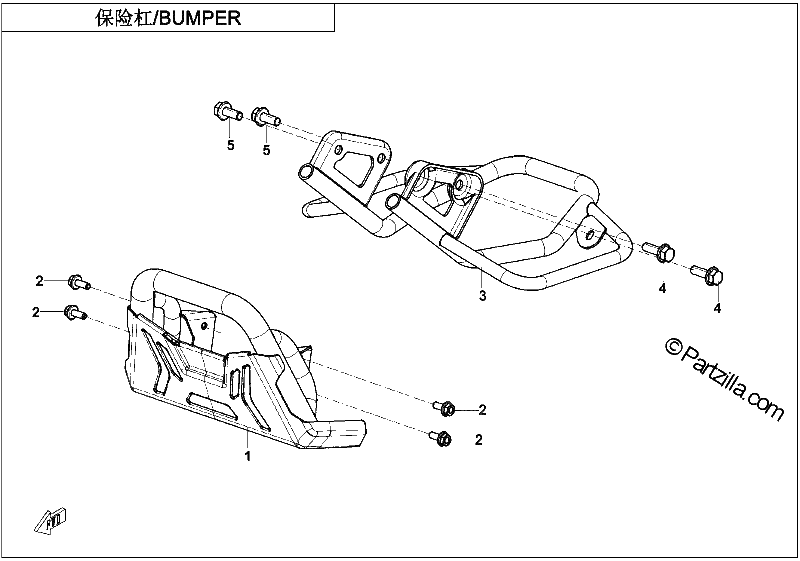 Diagrama de BUMPER NA