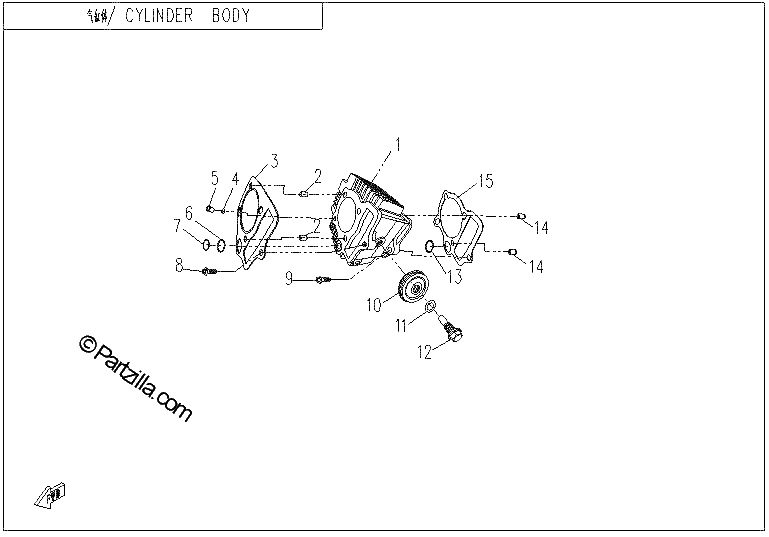Diagrama de CYLINDER BODY