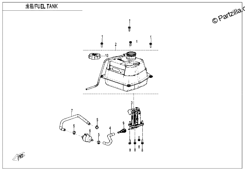 Diagrama de FUEL TANK 2