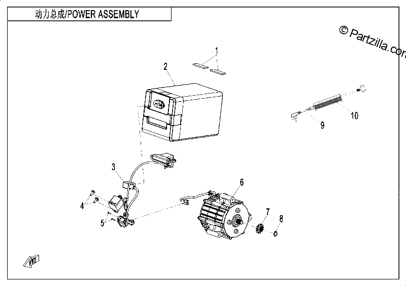 Diagrama de POWER ASSEMBLY