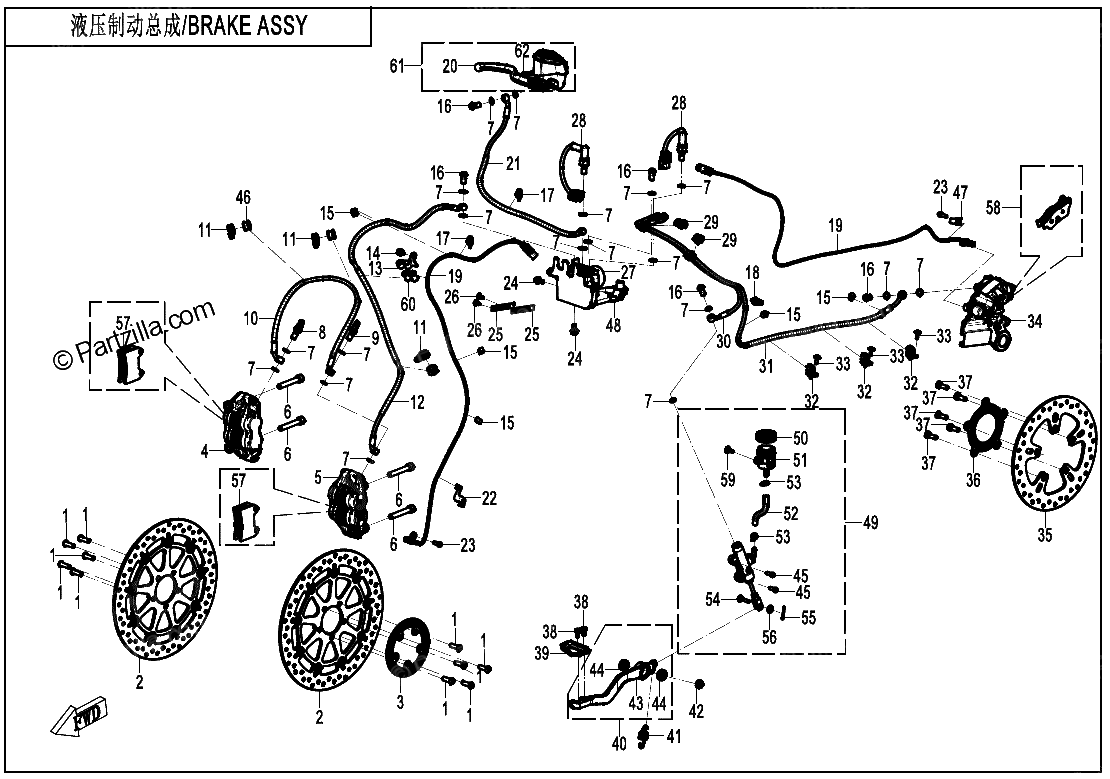 Diagrama de BRAKE SYSTEM