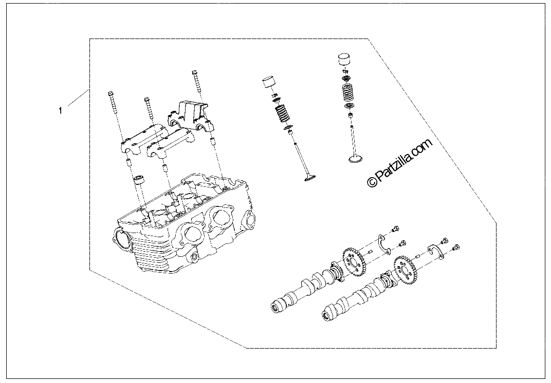 Diagrama de CYLINDER HEAD KIT