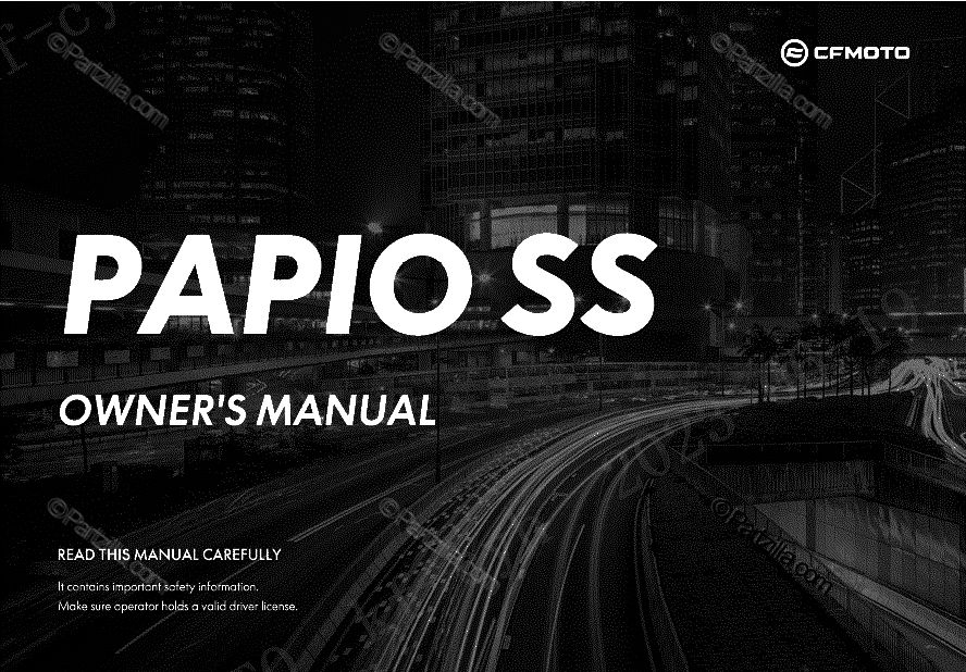 Diagrama de OWNERS MANUAL