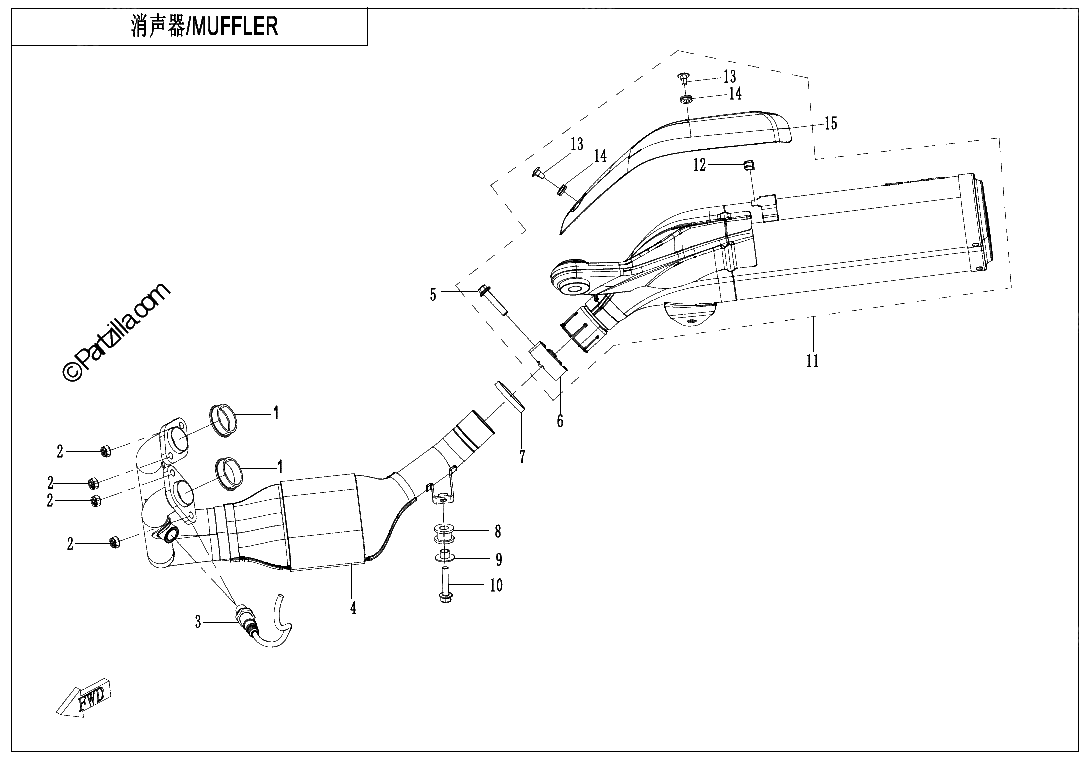 Diagrama de MUFFLER
