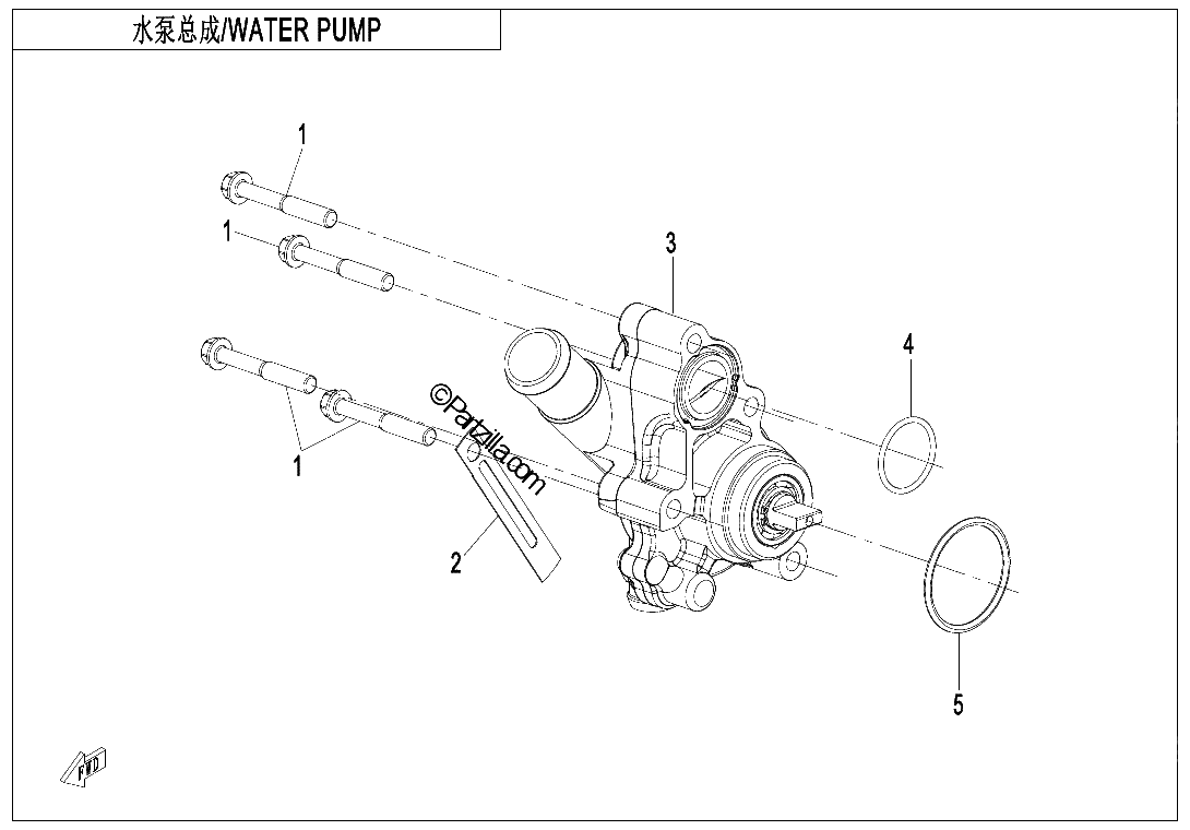 Diagrama de WATER PUMP