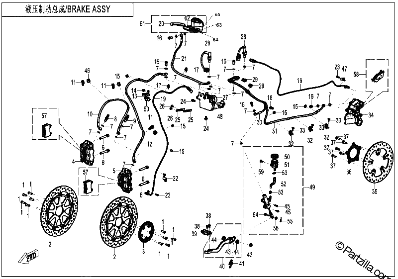Diagrama de BRAKE SYSTEM