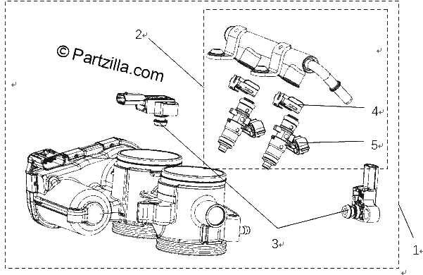 Diagrama de THROTTLE INJECTOR
