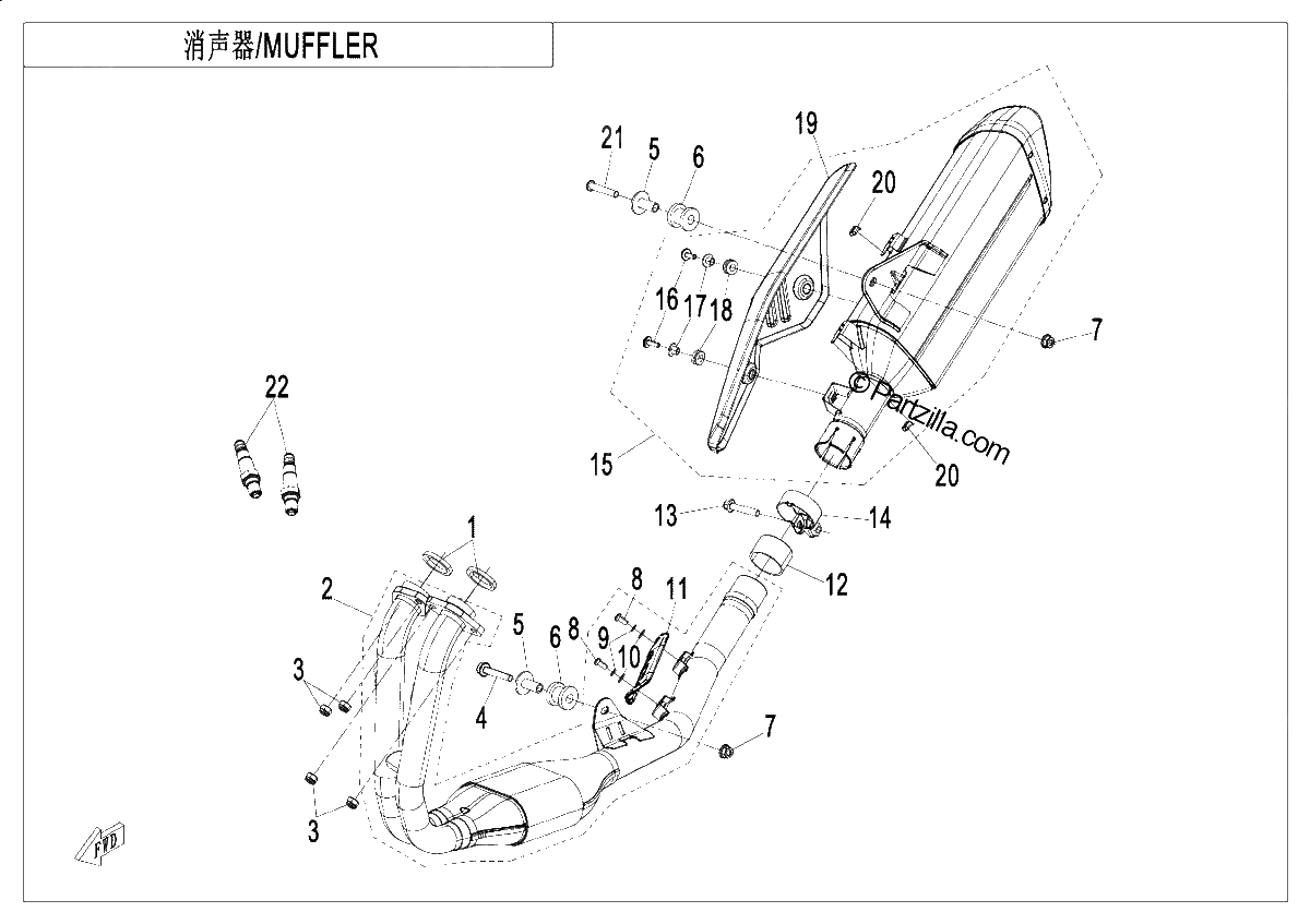 Diagrama de MUFFLER