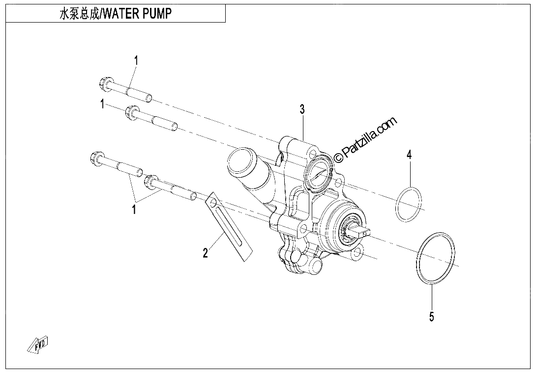 Diagrama de WATER PUMP