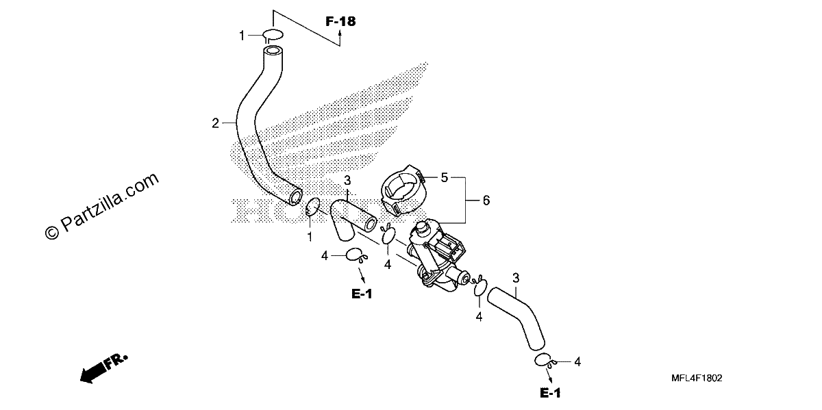 Diagrama de AIR INJECTION CONTROL VALVE