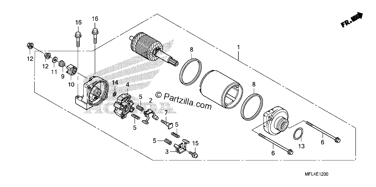 Diagrama de STARTING MOTOR