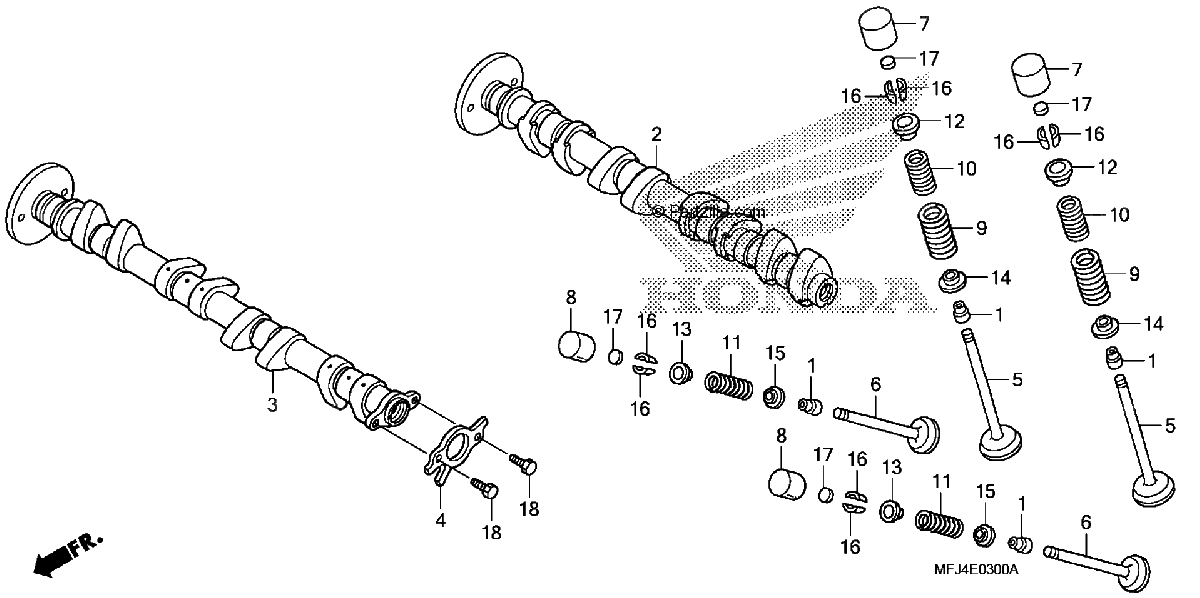 Diagrama de CAMSHAFT VALVE