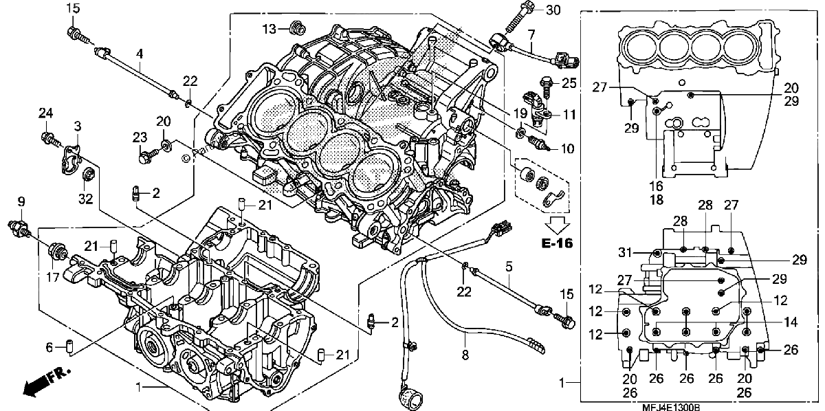 Diagrama de CRANKCASE