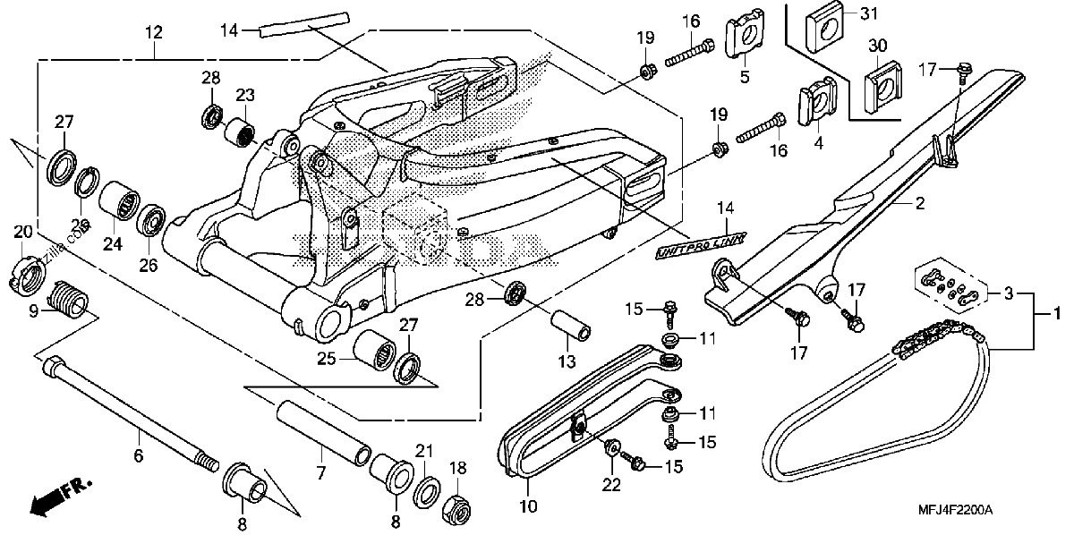 Diagrama de SWINGARM