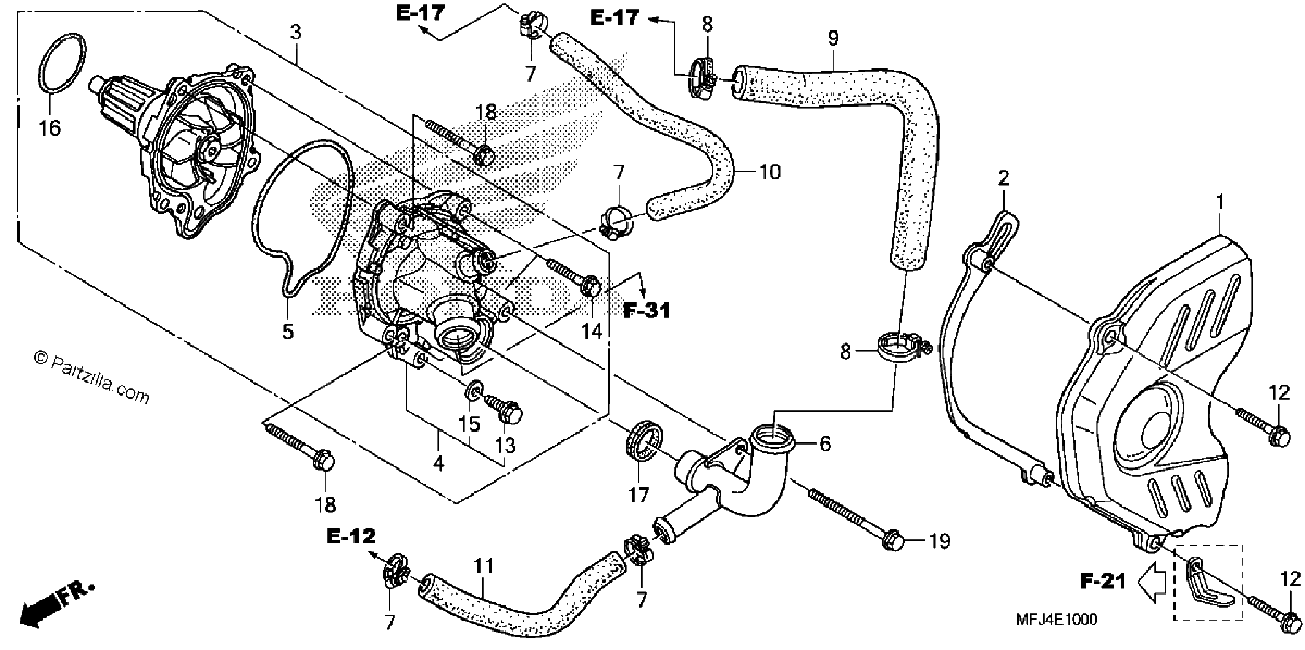 Diagrama de WATER PUMP