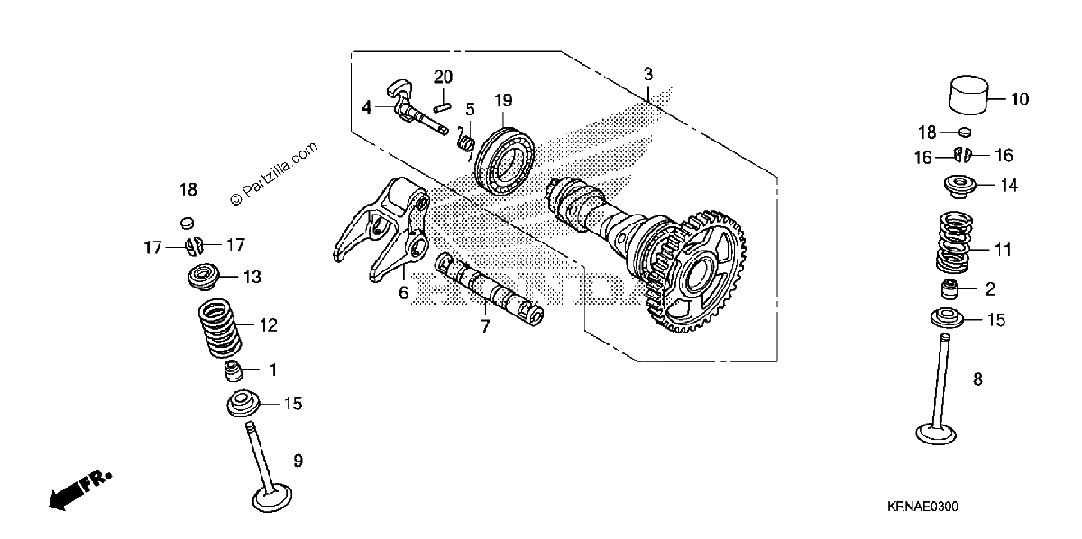 Diagrama de CAMSHAFT VALVE