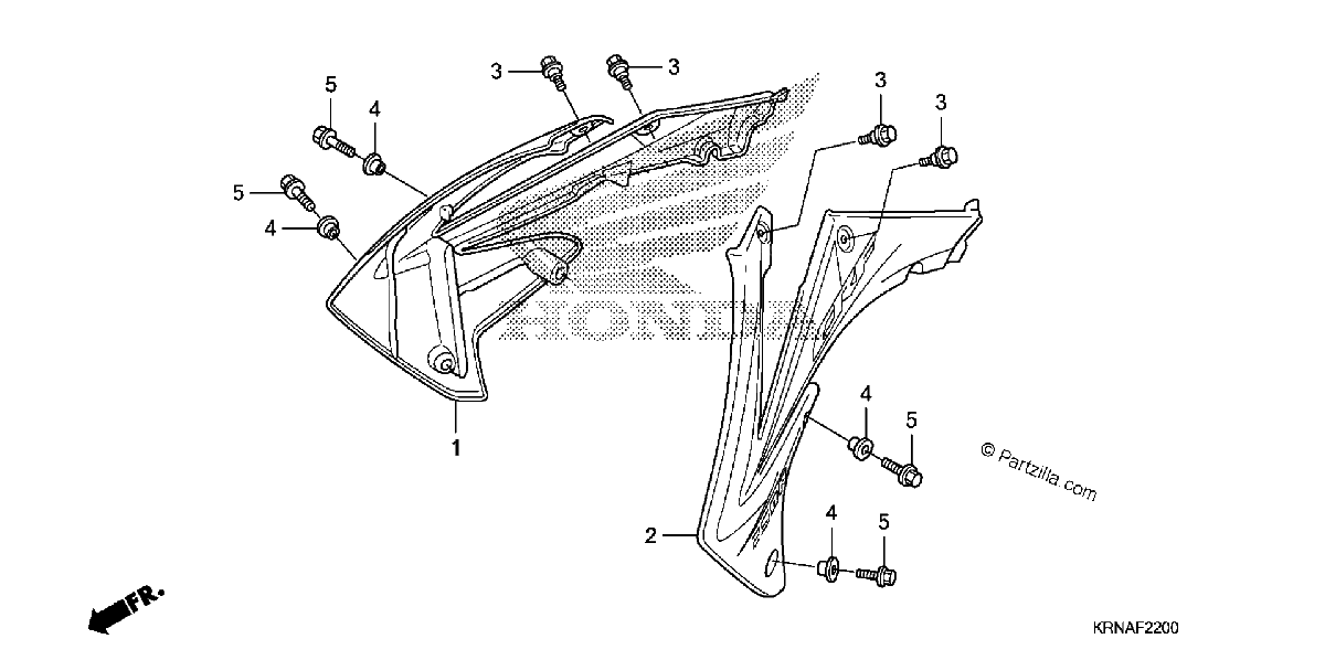 Diagrama de RADIATOR SHROUD