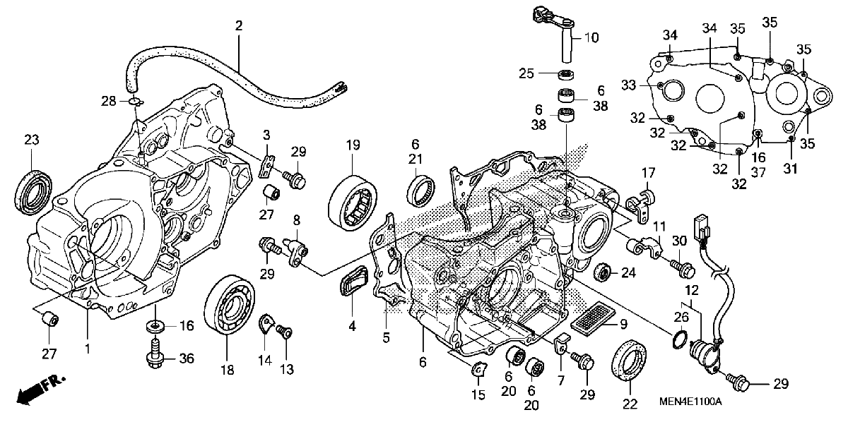 Diagrama de CRANKCASE
