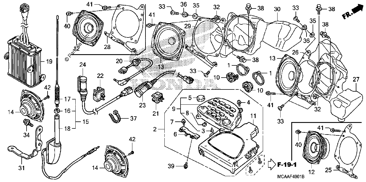 Diagrama de AUDIO UNIT GL1800 06