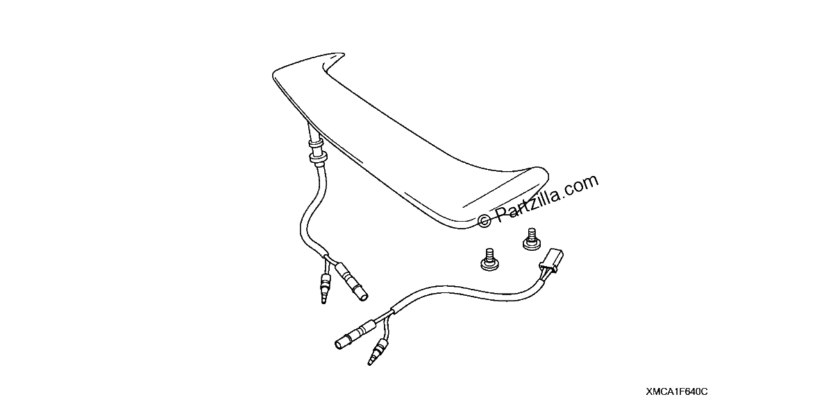 Diagrama de REAR SPOILER W BRAKE LIGHT 06