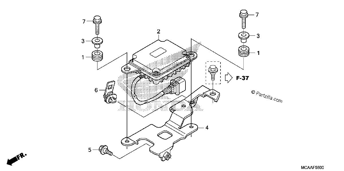 Diagrama de TPMS RECEIVER UNIT