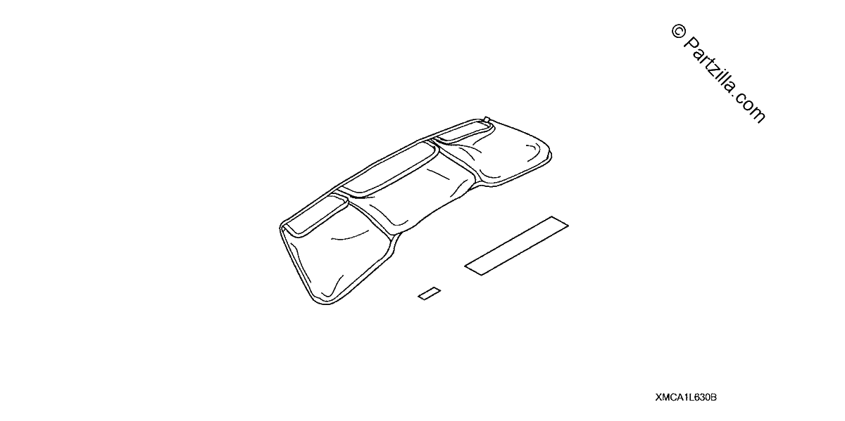 Diagrama de TRUNK LID ORGANIZER