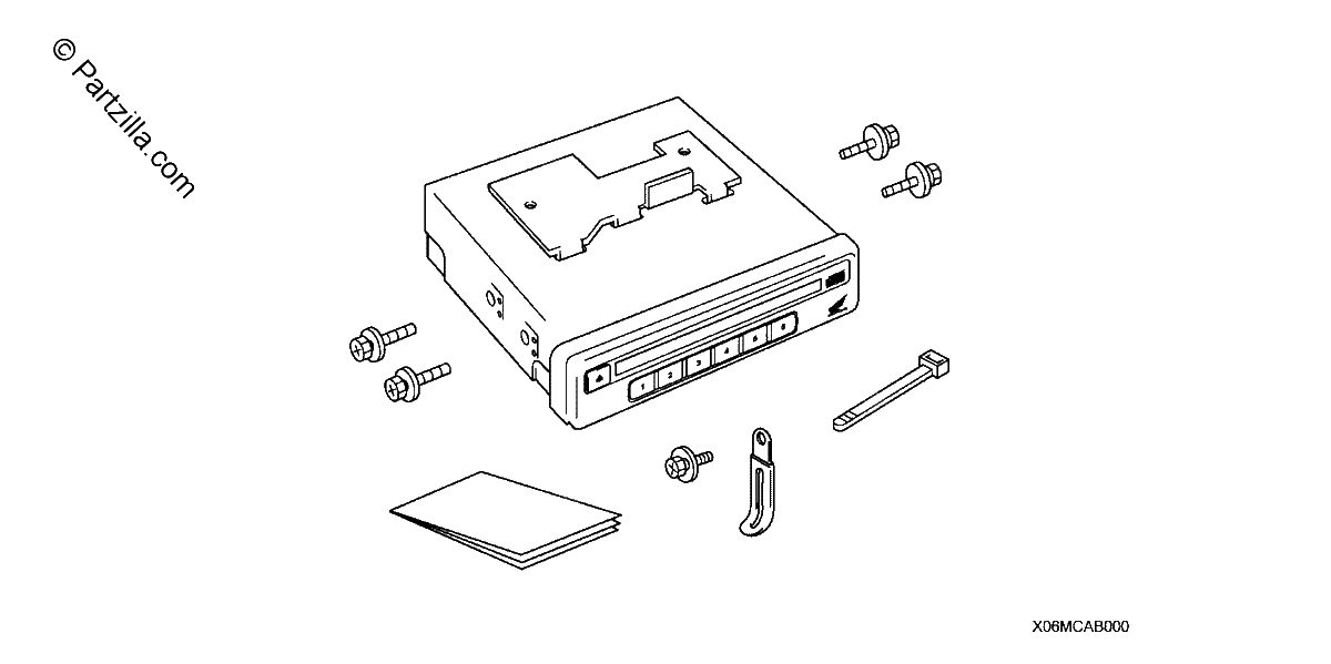 Diagrama de CD CHANGER UNIT 6 DISC