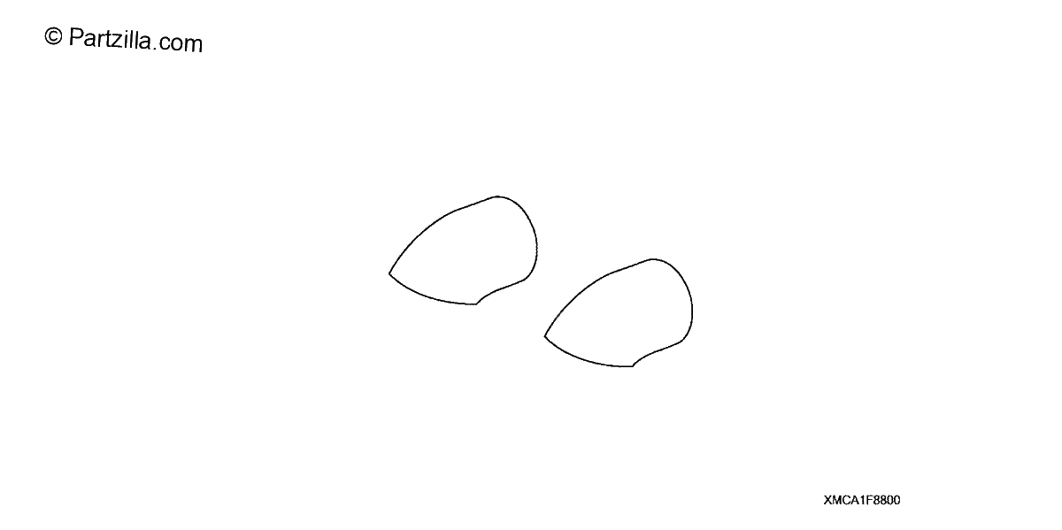 Diagrama de CHROME EXHAUST TIPS TURN DOWN