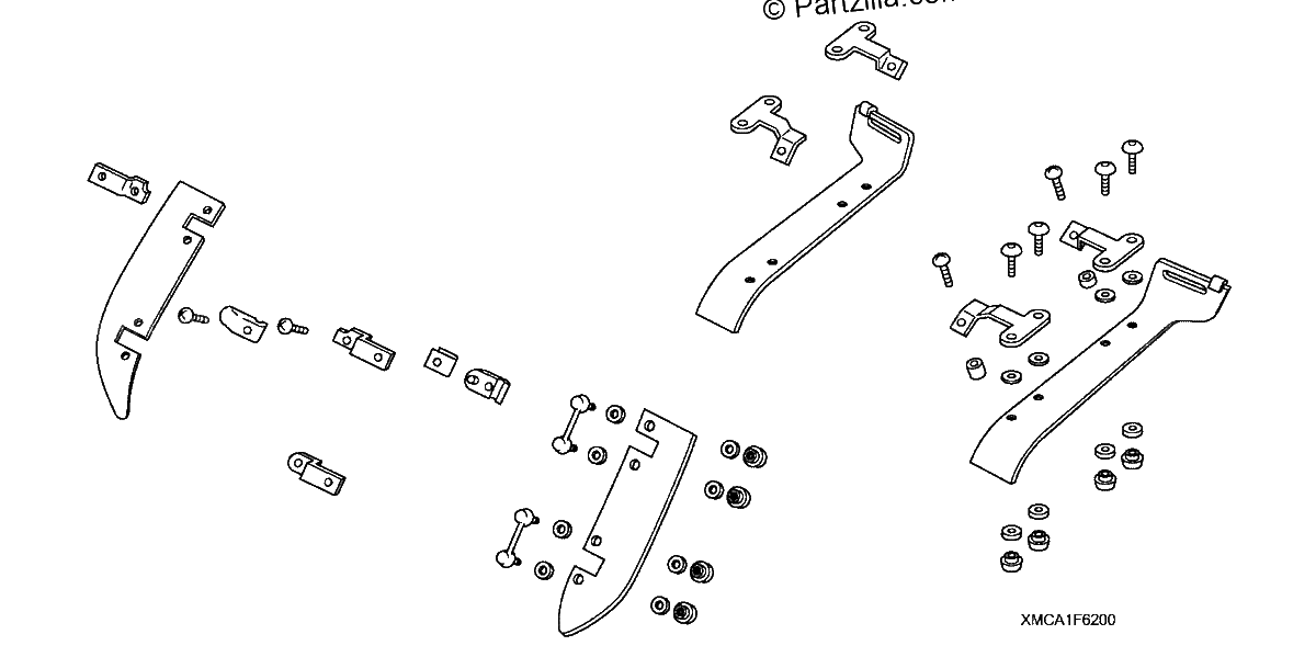 Diagrama de FAIRING SIDE AIR DEFLECTORS