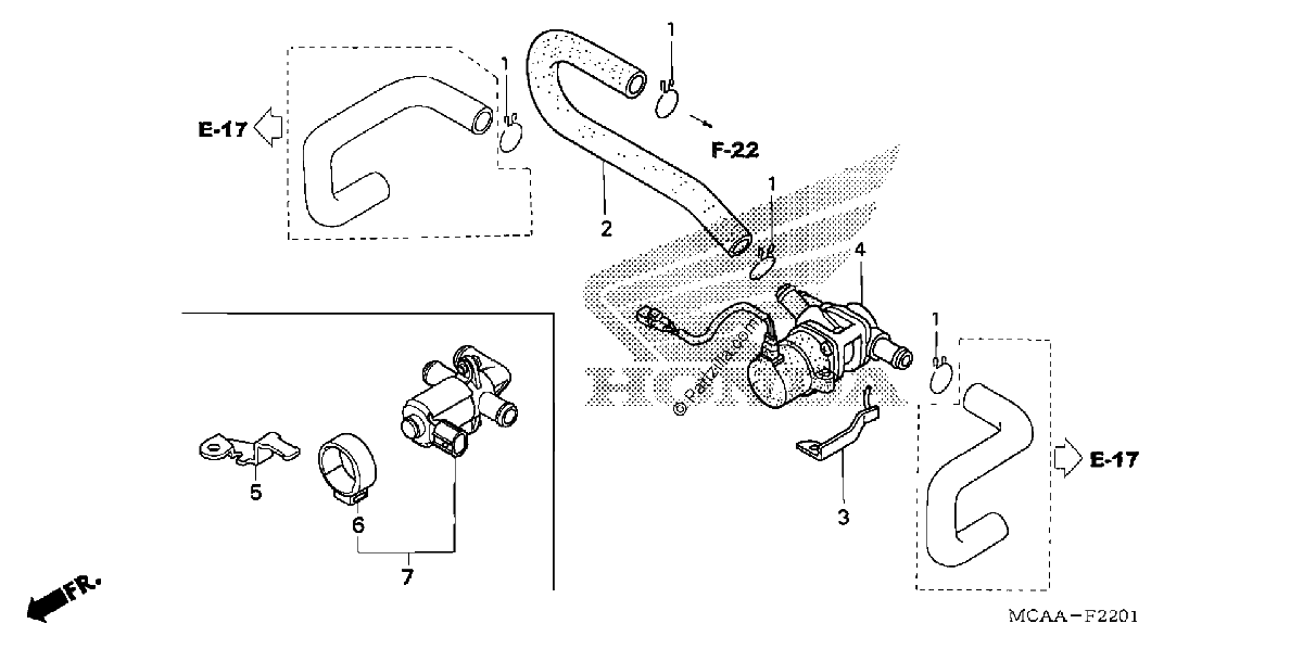 Diagrama de AIR INJECTION VALVE