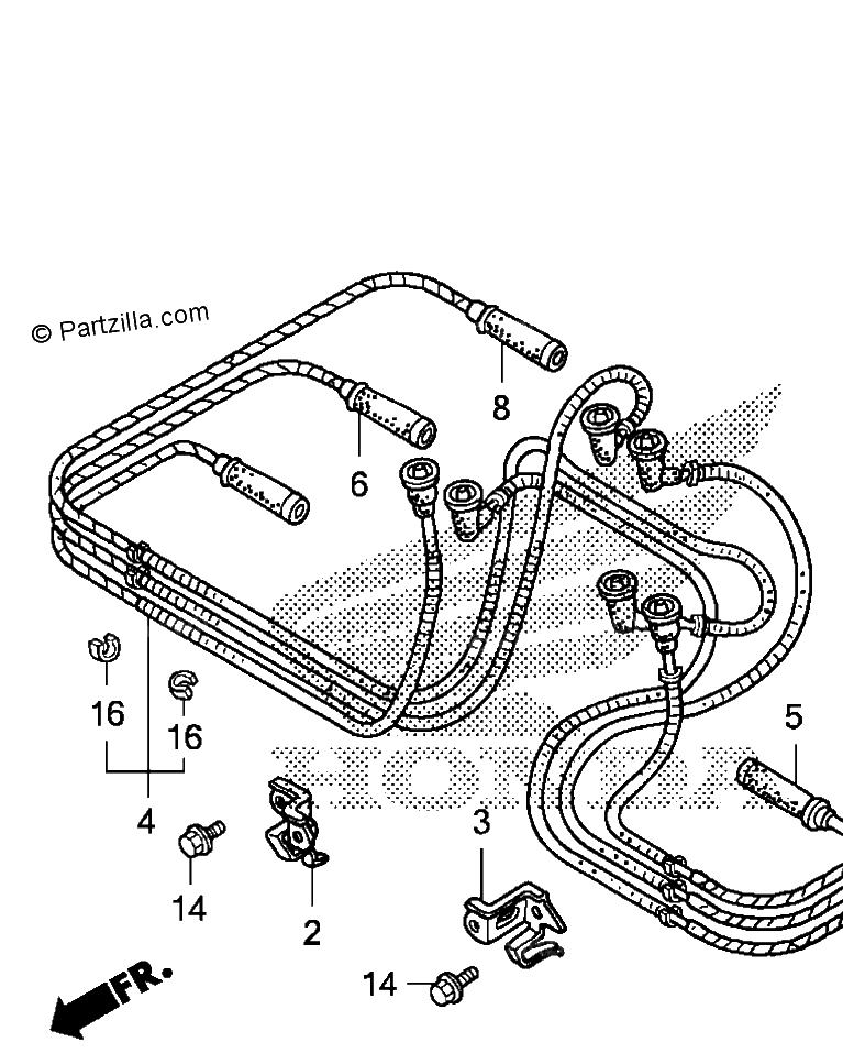 Diagrama de IGNITION COIL GL1800 06