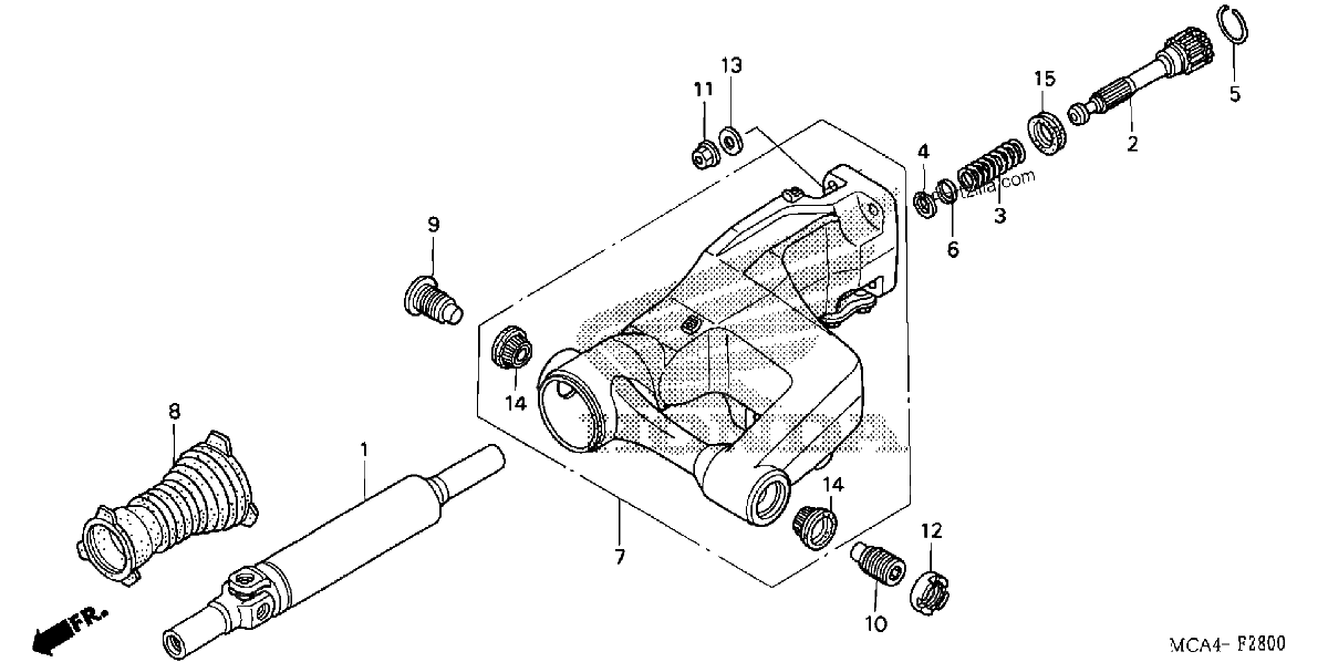 Diagrama de SWINGARM