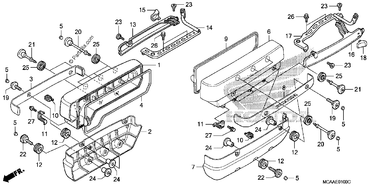 Diagrama de CYLINDER HEAD COVER