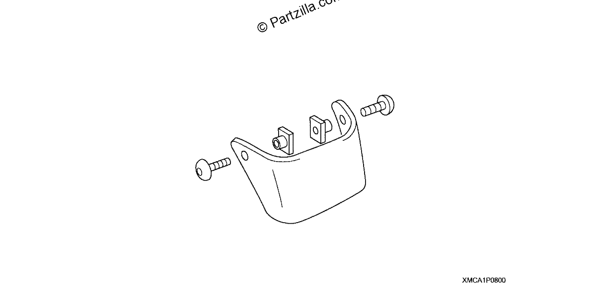 Diagrama de FRONT FENDER EXTENSION CHROME
