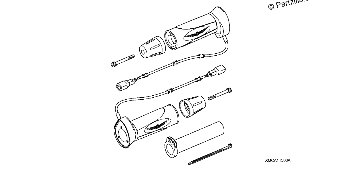 Diagrama de HEATED GRIP CHROME W GL LOGO