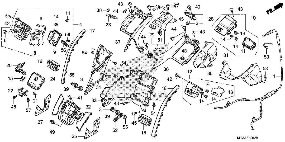 Diagrama de SHELTER GL1800 06 AIRBAG
