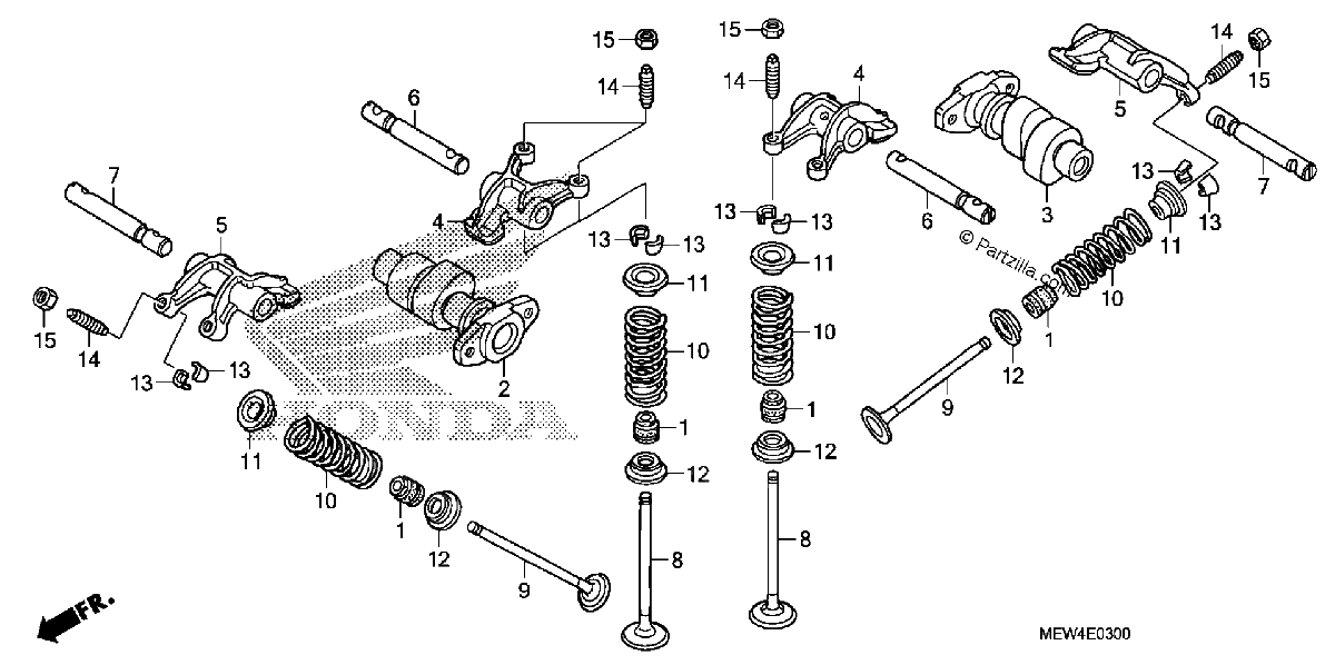 Diagrama de CAMSHAFT VALVE