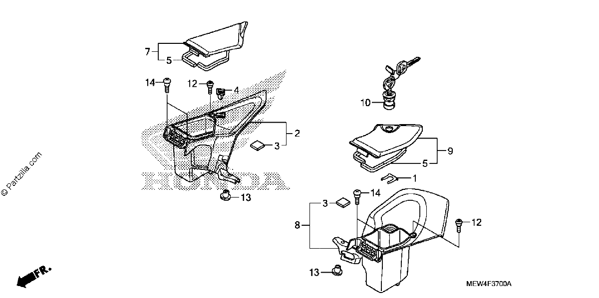 Diagrama de FAIRING POCKET