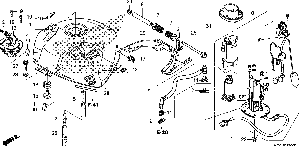 Diagrama de FUEL TANK