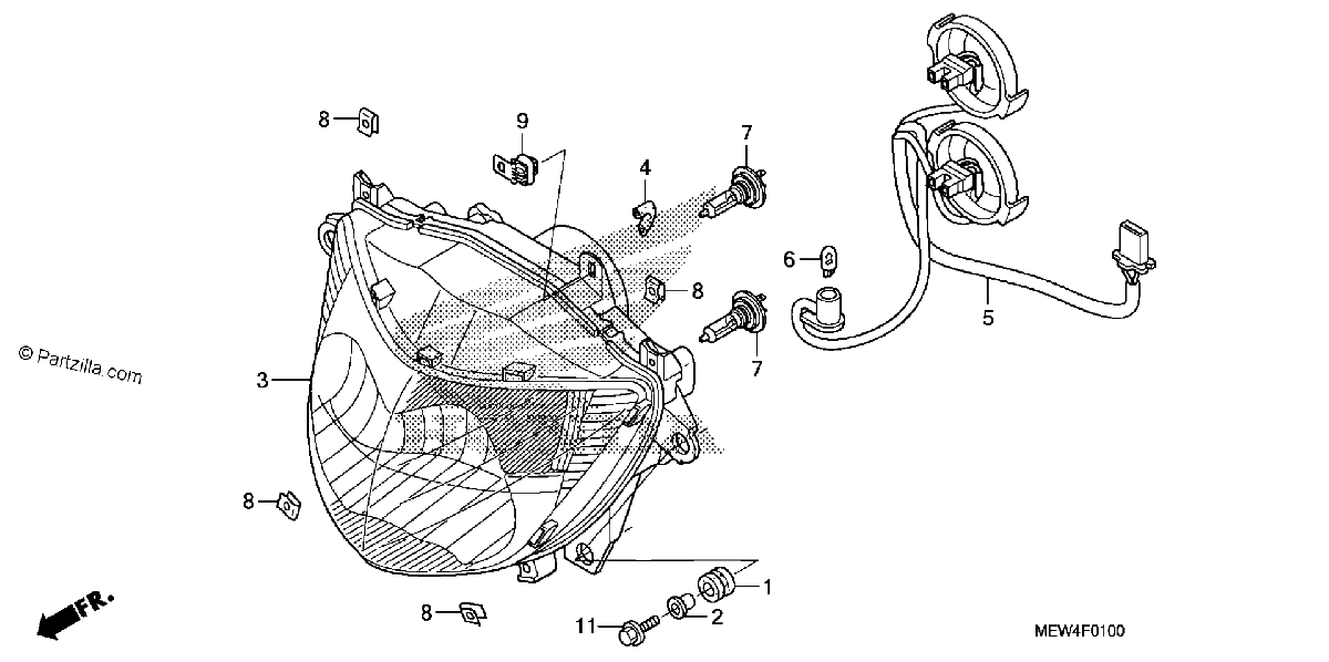 Diagrama de HEADLIGHT