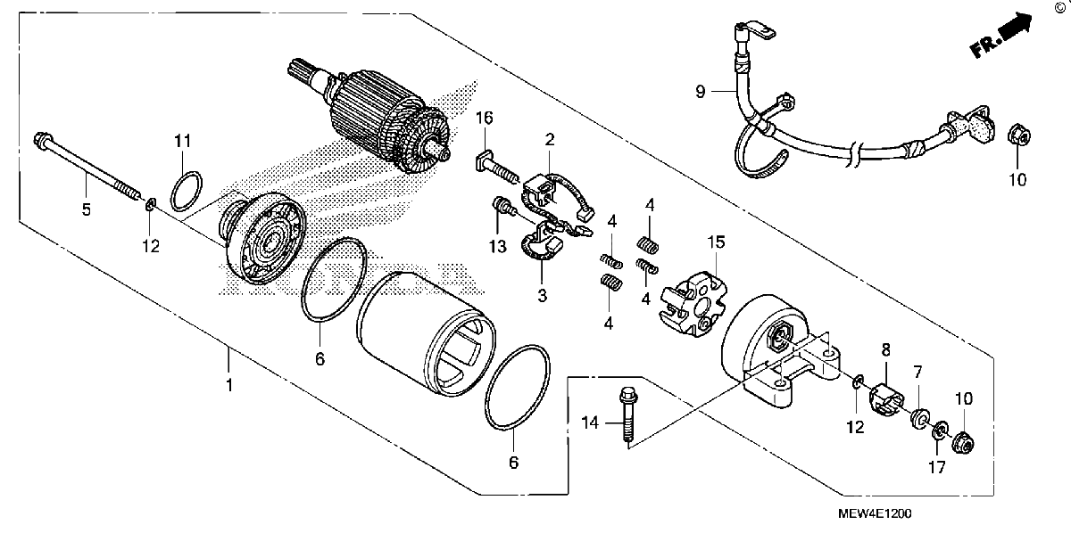 Diagrama de STARTING MOTOR
