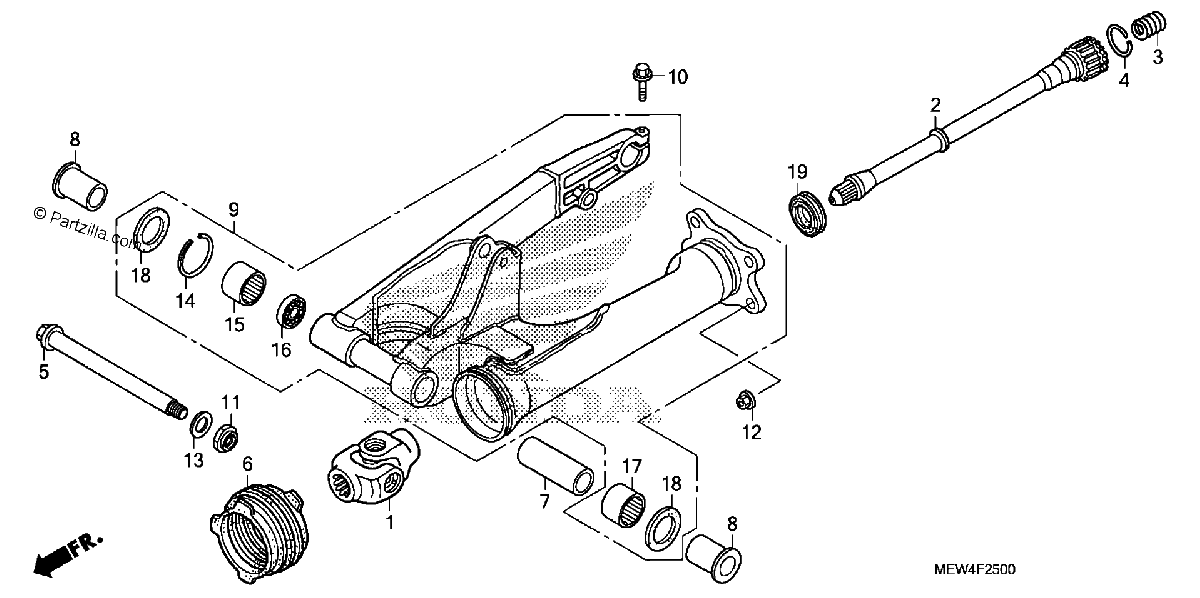 Diagrama de SWINGARM